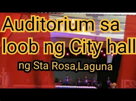 Santa Rosa City Hall Auditorium .